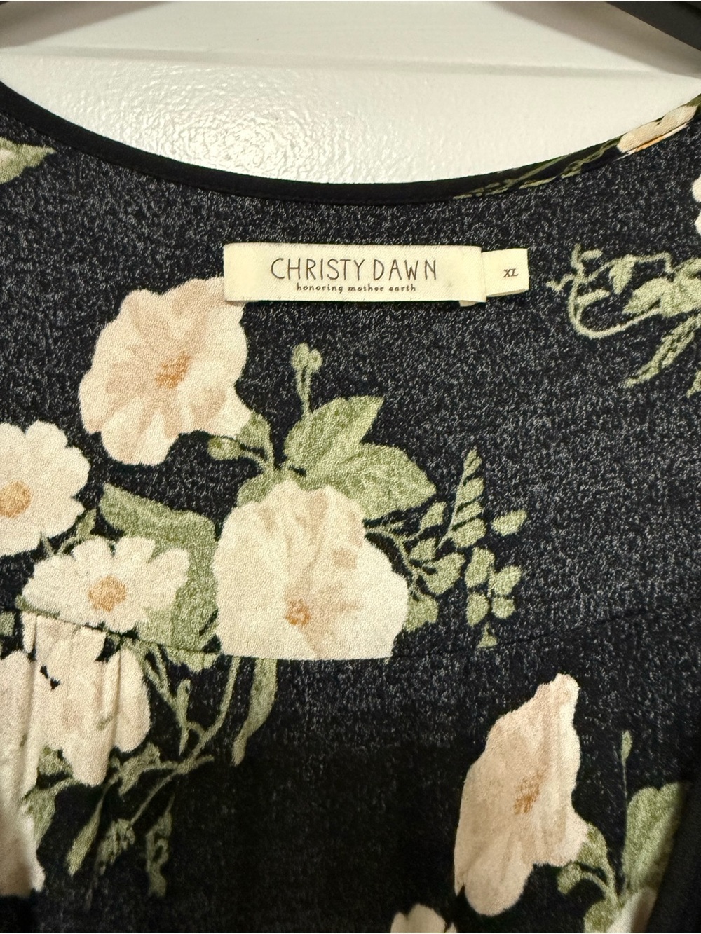 Christy Dawn The Simple Dawn Dress in Sable Posy Size XL - Picture 5 of 7